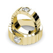 0.65CT Round Cut Diamonds Wedding Set In 14KT Yellow Gold , picture number 1