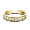 0.45CT Round Cut Diamond Wedding Band , picture number 1