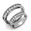 Wedding Set with 1.00CT Diamonds and 14KT White Gold , picture number 0