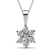 14KT White Gold Diamond Pendant (I-J Color and VS2-SI1 Clarity) 0.50CT Diamonds with Round Cut , picture number 2