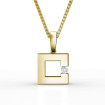 Round Cut 0.06Ct Diamond Solitaire Pendant , picture number 0