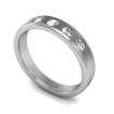 0.75CT Round Cut Diamonds Men's Wedding Band , picture number 2