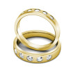 1.40CT Round Cut Diamond 14KT Yellow Gold Wedding Set , picture number 1