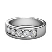 0.65CT Round Cut Diamonds Men's Wedding Band , picture number 1