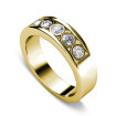 0.65CT Round Cut Diamonds Men's Wedding Band , picture number 2