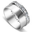 1.00CT Round Cut Diamonds Men's Wedding Band , picture number 2