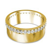 0.75CT Round Cut Diamond Wedding Band , picture number 1