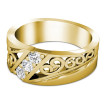 0.30CT Round Cut Diamonds Men's Wedding Band , picture number 1
