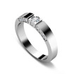 0.60CT Round Cut Diamonds Men's Wedding Band , picture number 2