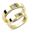 1.00CT Diamonds Round Cut Matching Wedding Set , picture number 2