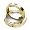 1.00CT Diamonds Round Cut Matching Wedding Set , picture number 1