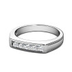 1.00CT Princess Cut Diamonds Men's Wedding Band , picture number 1