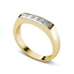 0.65CT Princess Cut Diamond Wedding Band , picture number 2