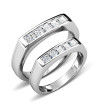 1.65CT Diamonds Princess Cut Wedding Set , picture number 2