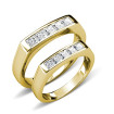 1.65CT Diamonds Princess Cut Wedding Set , picture number 2