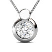0.25CT Round Cut Diamonds Solitaire Pendant , picture number 2