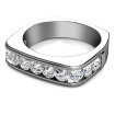 1.50CT Round Cut Diamonds Men's Wedding Band , picture number 1