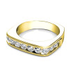 0.90CT Round Cut Diamond Wedding Band , picture number 1