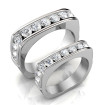 Round Cut Diamonds 2.40CT Wedding Set In Platinum , picture number 2