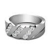 0.85CT Round Cut Diamonds Men's Wedding Band , picture number 1