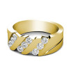 0.85CT Round Cut Diamonds Men's Wedding Band , picture number 1