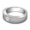0.65CT Princess Cut Diamonds Men's Wedding Band , picture number 1