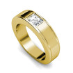 0.65CT Princess Cut Diamonds Men's Wedding Band , picture number 2