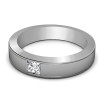 0.20CT Princess Cut Diamond Wedding Band , picture number 1