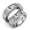 0.85CT Diamond Princess Cut Wedding Set , picture number 0