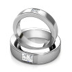 0.85CT Diamond Princess Cut Wedding Set , picture number 1