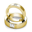 0.85CT Diamond Princess Cut Wedding Set , picture number 1