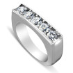 1.00CT Round Cut Diamonds Men's Wedding Band , picture number 2