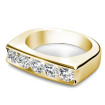 0.50CT Round Cut Diamond Wedding Band , picture number 1