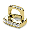1.50CT Round Cut Diamonds and 14KT Yellow Gold Wedding Set , picture number 1