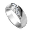 0.30CT Round Cut Diamonds Men's Wedding Band , picture number 2