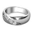 0.30CT Round Cut Diamonds Men's Wedding Band , picture number 1