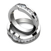 0.90CT Round Diamonds 14KT White Gold Wedding Set , picture number 1