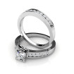 1.80CT Princess and Round Cut Diamond Bridal Set , picture number 0