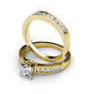 2.00CT Princess and Round Cut Diamond Bridal Set , picture number 0
