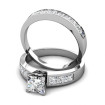 princess Cut Diamonds - 1.80CT Bridal Set , picture number 2