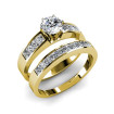Round and Princess Cut Diamonds - 1.80CT Bridal Set , picture number 1
