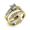 princess Cut Diamonds - 2.00CT Bridal Set , picture number 1