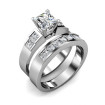 2.80CT Princess Cut Diamond Bridal Set , picture number 1