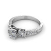 1.50CT Princess and Round Cut Diamonds Engagement Ring , picture number 2