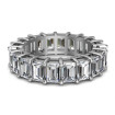5.00CT Emerald Cut Diamonds Eternity Ring , picture number 2