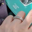5.00CT Emerald Cut Diamonds Eternity Ring , picture number 1