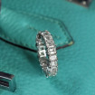 5.00CT Emerald Cut Diamonds Eternity Ring , picture number 3