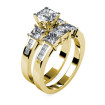 Stunning 2.30CT Princess Cut Diamond Bridal Set , picture number 1