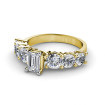 2.60CT Emerald and Round Cut Diamonds Engagement Ring , picture number 0