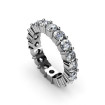 4.10CT round cut diamonds eternity ring , picture number 1